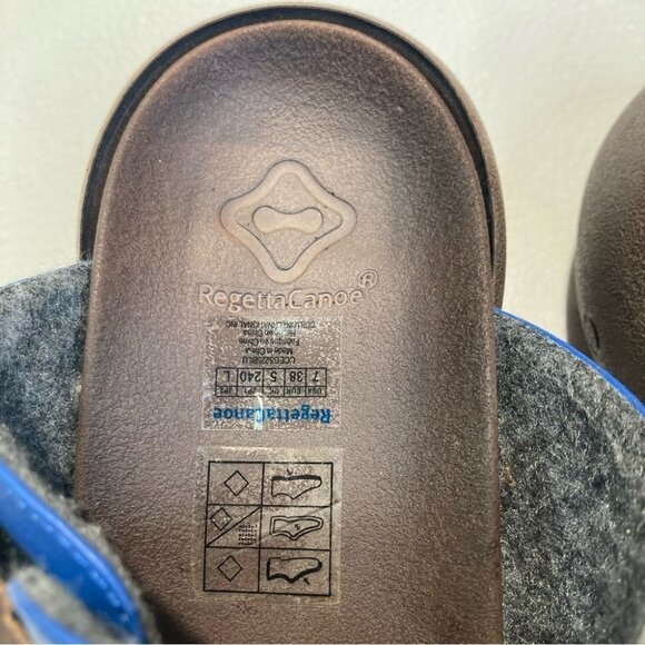 REGETTA CANOE Sz  7 Japanese Design Slip On Sandals NWT - Picture 3 of 8
